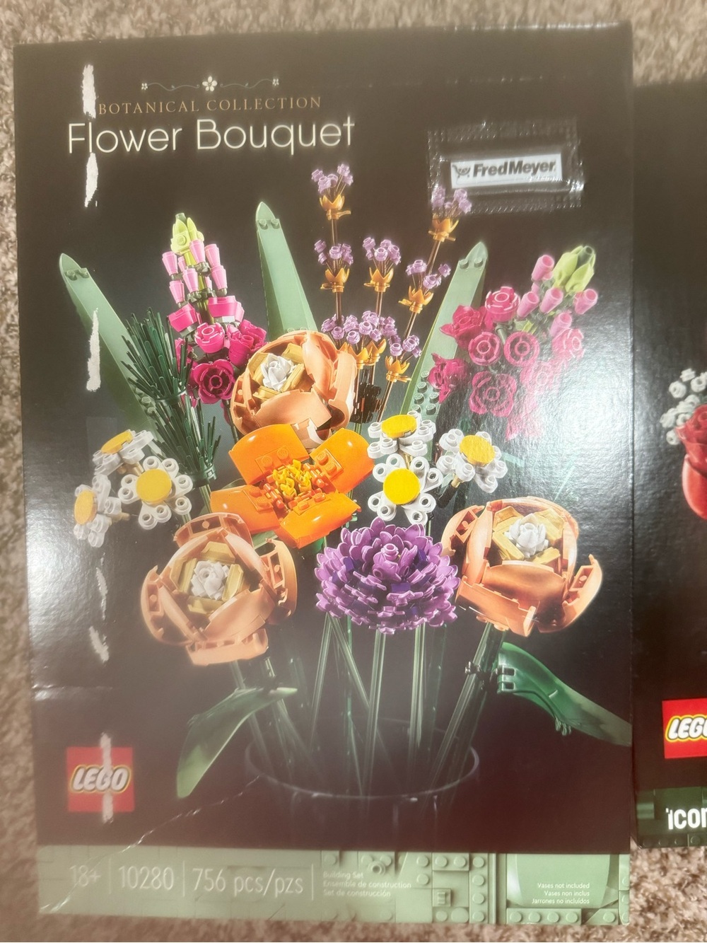 LEGO Flower Bouquet - Orange, Purple, Pink, Yellow, White, Green